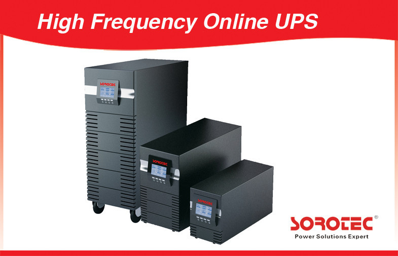 순수 사인파 높은 주파수 온라인 UPS, 무정전 전원 공급 장치 3KVA / 2700W, RS232