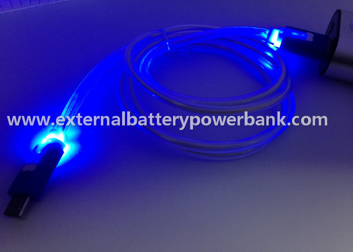 LED 빛 4 색깔 마이크로 USB 데이타 전송 Cable/USB 자료 위탁 케이블