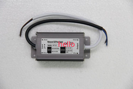 IP68 650mA 21W 일정한 현재 LED 전력 공급 20V - 36V DC, 전환 전력 공급