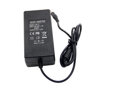 휴대용 통제된 전압 AC 직류 전원 접합기 60W AC 110V - 220V의 12 볼트 힘 접합기