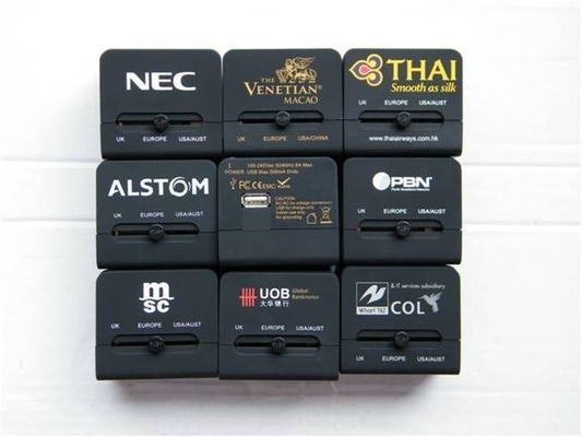 가벼운 유니버설 USB 여행 충전기 가지고 다닐 수 있는, 5V 1000mA/2 USB 공용영역