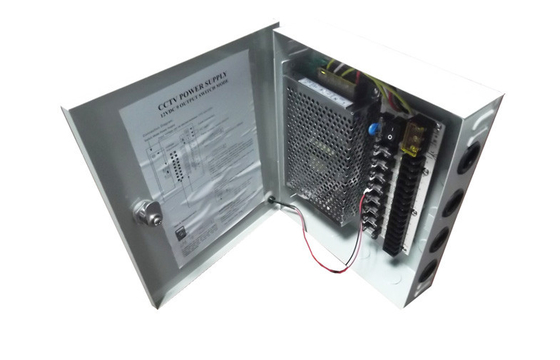 12V 5Amps CCTV 전력 공급 상자 9 채널, CCTV 사진기 전력 공급