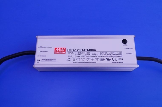 알루미늄 케이스가 있는 방수 120W Meanwell 운전사 정전류 LED 전원 공급 장치