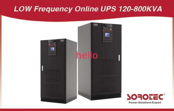 12p/6p의 160KVA 저주파 온라인 3 단계 부단한 전력 공급