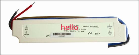 방수 단 하나 산출 20W 일정한 전압 LED 운전사, 24V 12V LED 운전사