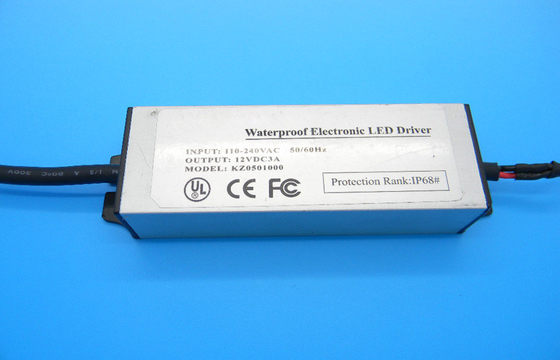 LED 관, 단락을 위한 IP68 LED 방수 운전사 12V 3A 36W AC100-240V