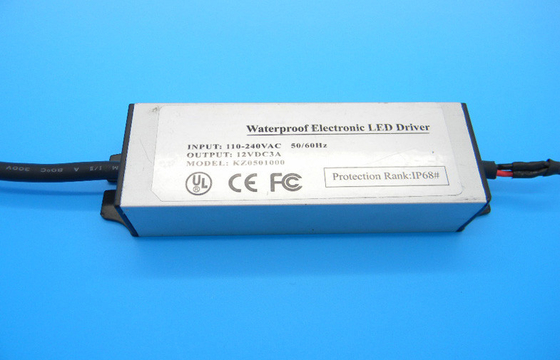 LED 관, 단락을 위한 IP68 LED 방수 운전사 12V 3A 36W AC100-240V