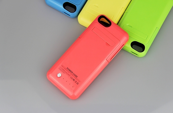 다 색깔 iPhone 5를 위한 얇은 iPhone 건전지 상자 2200mAh 전지 효력 팩