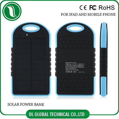 매우 얇은 4000mah 5000mah 휴대용 이동할 수 있는 힘 은행 태양 에너지 건전지 은행