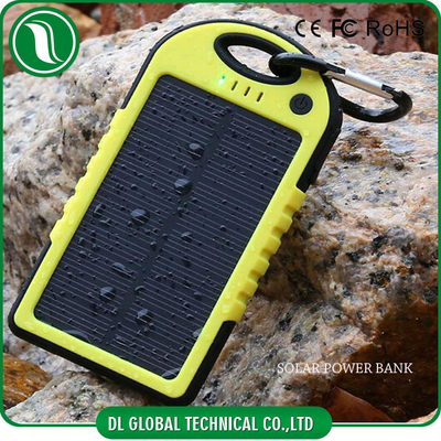 매우 얇은 4000mah 5000mah 휴대용 이동할 수 있는 힘 은행 태양 에너지 건전지 은행
