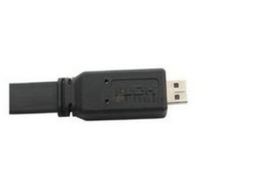 고해상을 가진 고속 USB 이동 케이블 검정 HDMI-HDMI