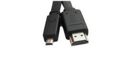 고해상을 가진 고속 USB 이동 케이블 검정 HDMI-HDMI