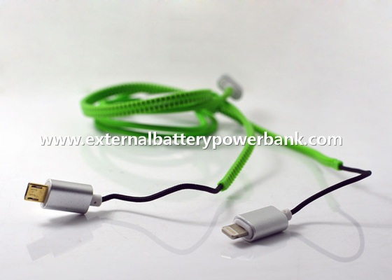 Apple와 인조 인간 전화를 위한 마이크로 USB 데이타 전송 케이블을 비추는 1M 지퍼