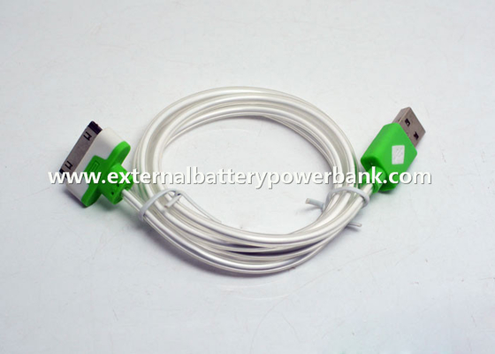 iPhone4/4S/iPad1/iPad2를 위한 초록불을 가진 100cm USB 데이타 전송 빛나는 케이블
