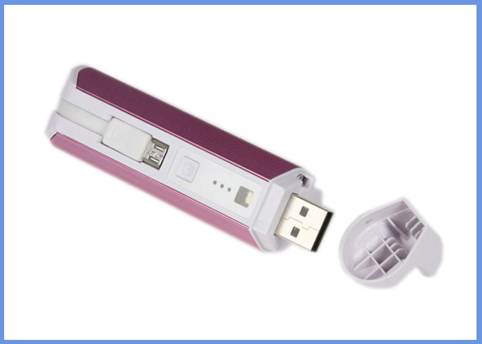 소형 휴대용 USB 전원함 2200mah 붙박이 마이크로 컴퓨터 USB 케이블, 18650 건전지